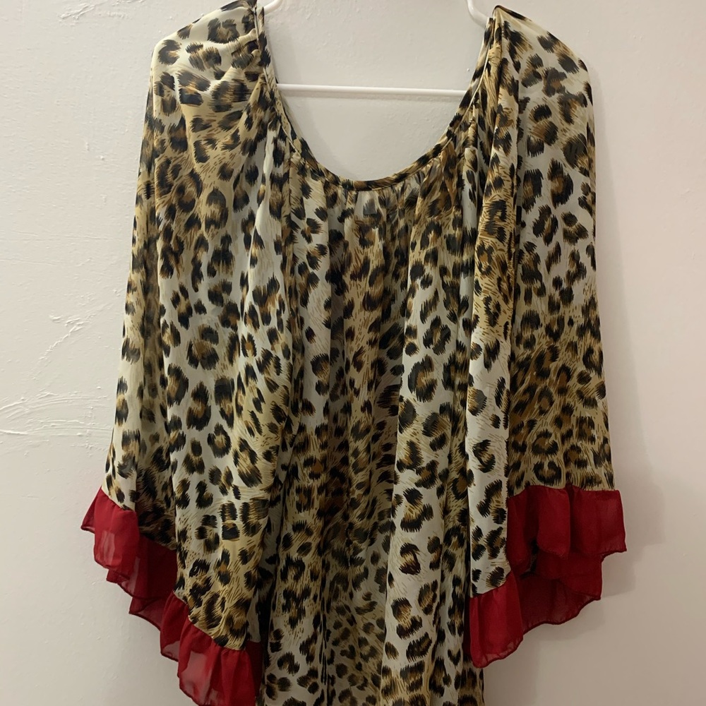 Leopard Dress Top